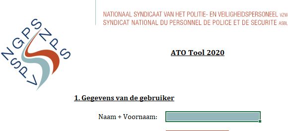 ATO-TOOL NSPV Uurzakboekje