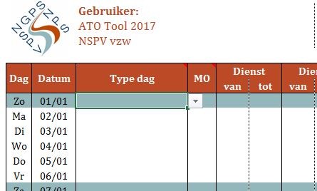 ATO-TOOL NSPV Uurzakboekje